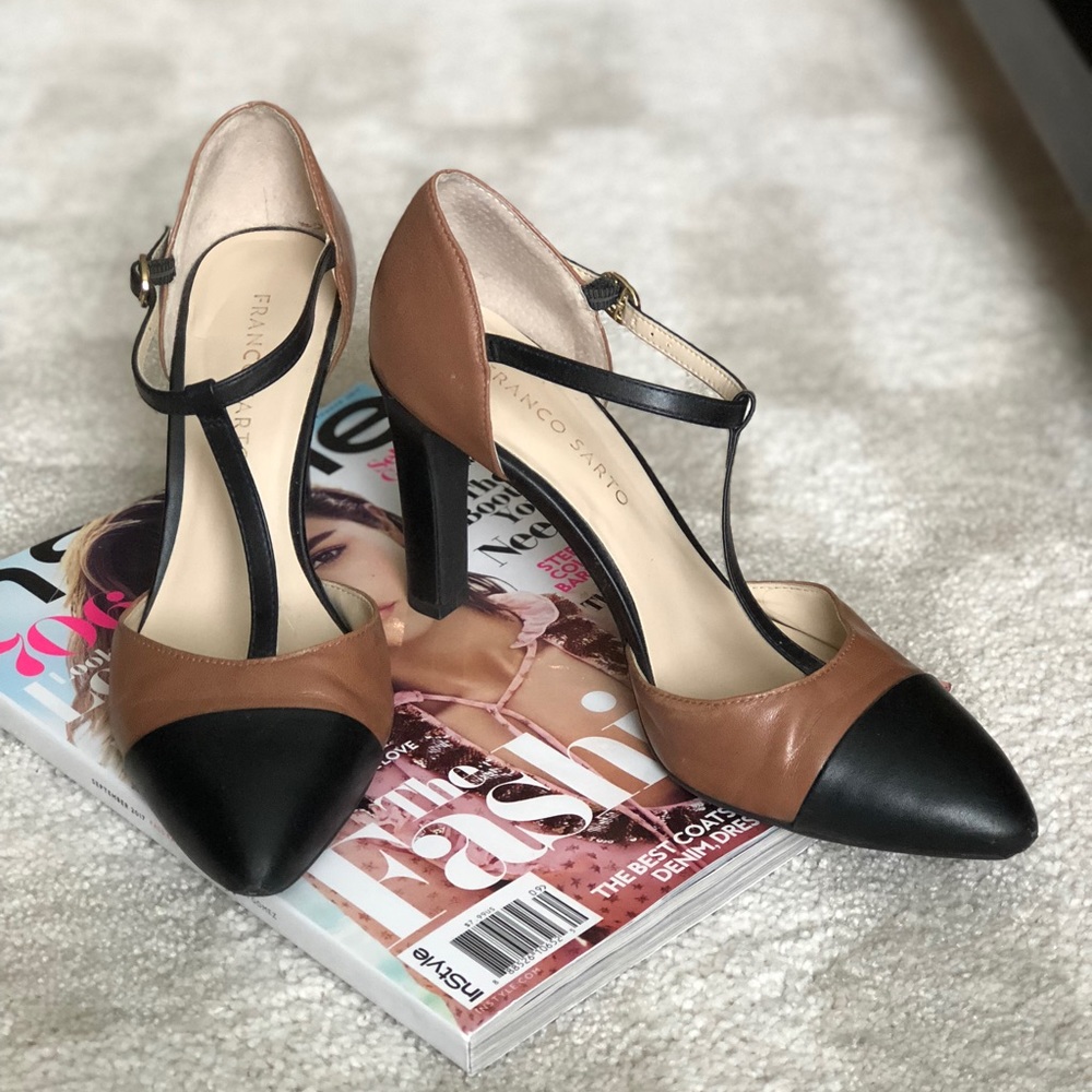 Franck Sarto Colorblock Pumps